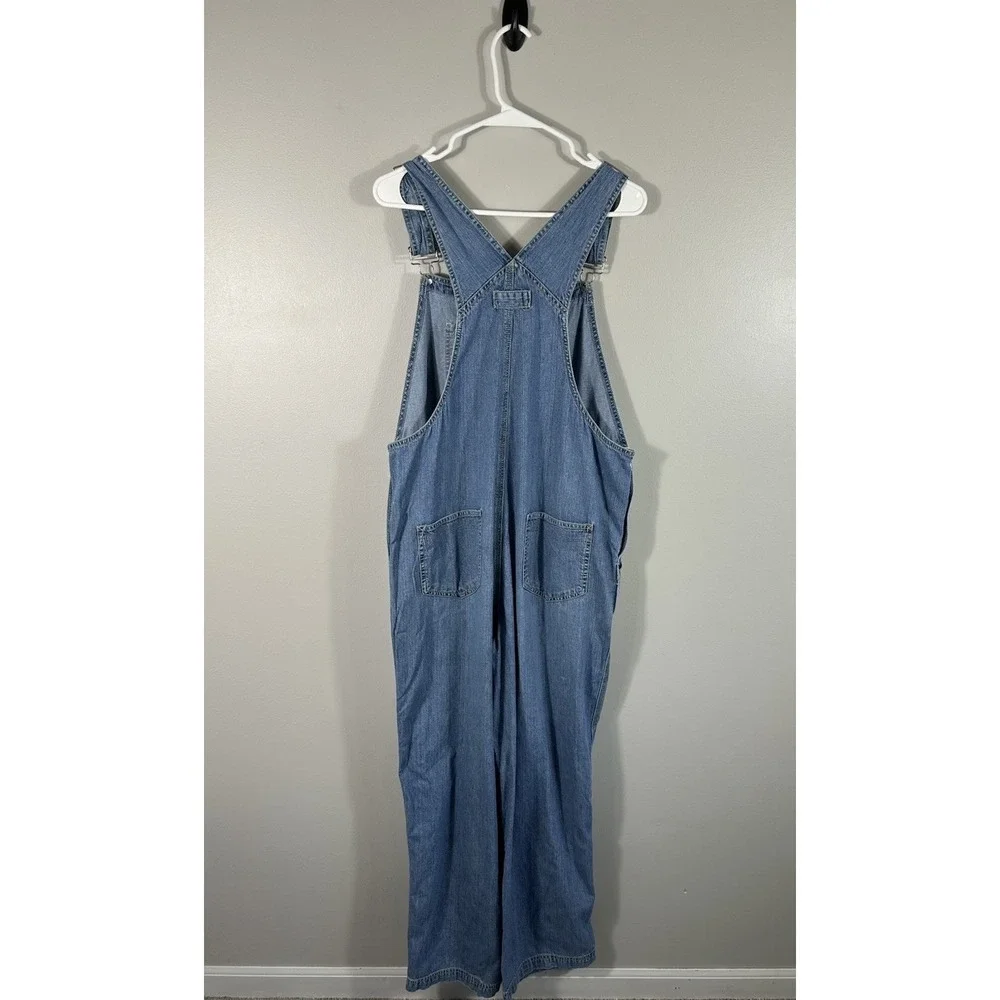 GAP Light Blue Denim Overalls Jumpsuit - Picture 2 of 11